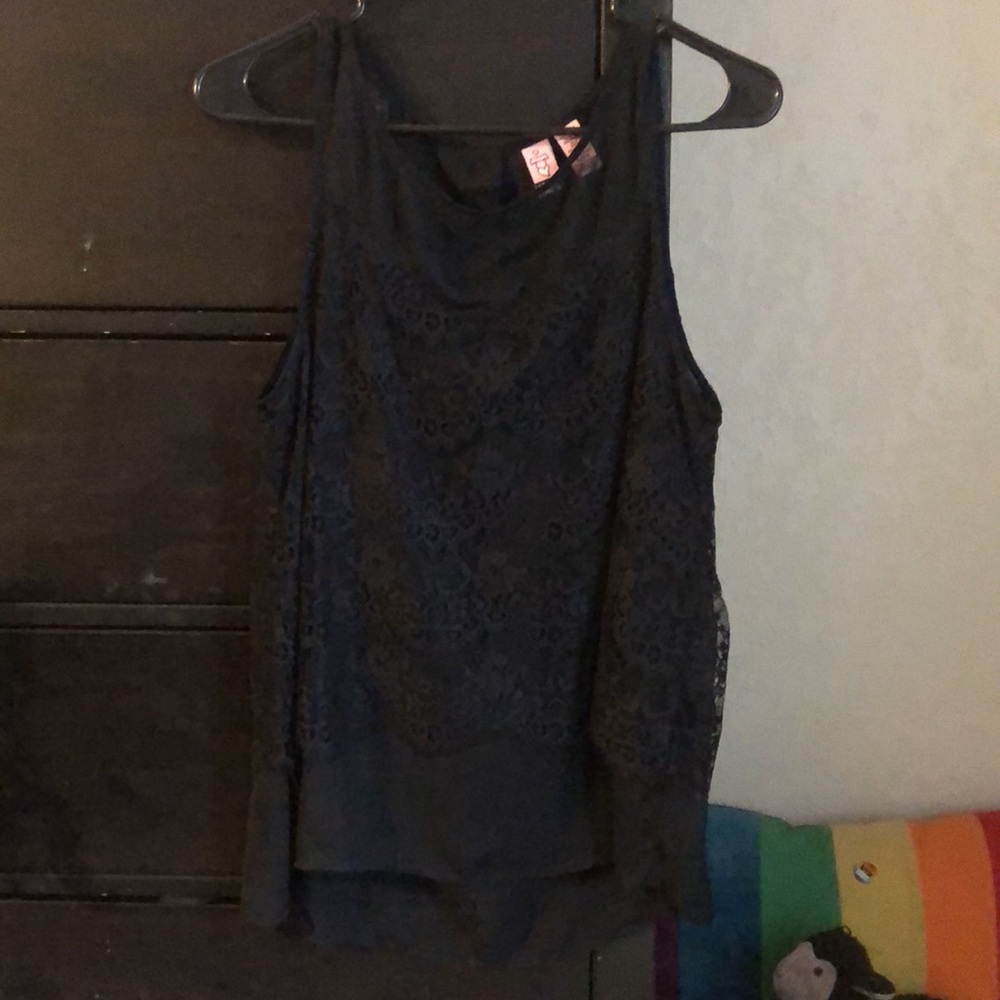 Ladies Lacey Sheer Tank
